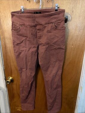 Lee Women's Skinny Jeans Rust Brown